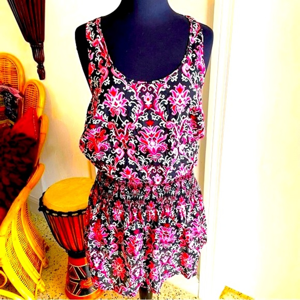 KATE SPADE dive right in! DRESS or Swim Coverup! Low waist! Pink Black White Sm